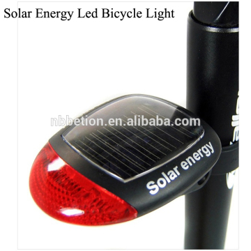 solar energy led bicycle light front tail light bicycle light led rear light warning bicycle light
