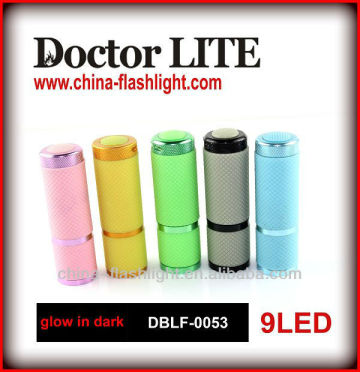 Mini Led Torch 9 LED Aluminum Torch Aluminum Led Torch