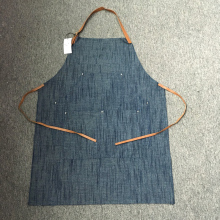 Custom designed chef apron for cooking denim kitchen apron