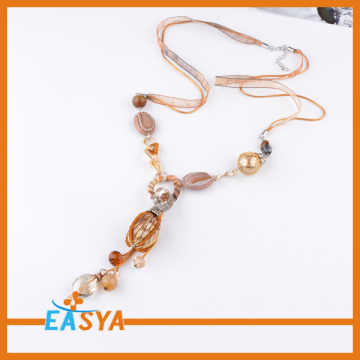 Name Cheap Necklace With Colored Stone