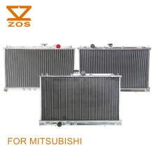 Aluminum Radiator and Fan Shroud for Mitsubishi Lancer Evolution 4/5/6 (2000-)