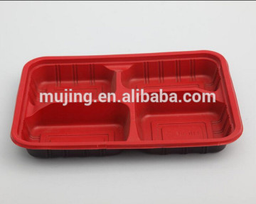 Clear Plastic Lunch Food Boxes With Dividers