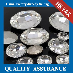 D1007 glass rhinestone point back , pointback rhinestone