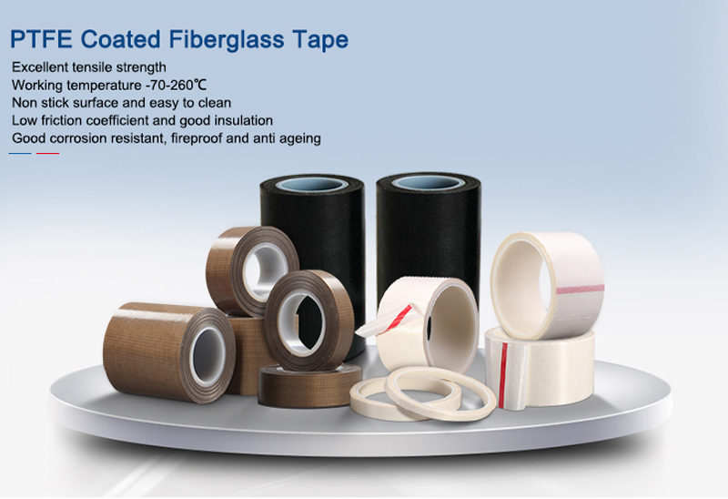 High Performance PTFE Fiberglass Cloth Adhesive Tape