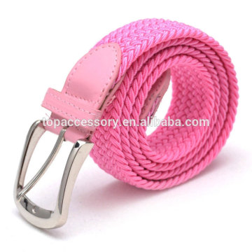 Metallic Stretch Belt Buckle Multi-Color