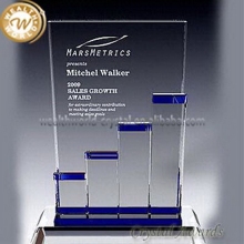 Top level Best-Selling globe crystal glass trophy