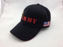 Black Brushed Cotton Baseball Cap Promotion Baseball Hat wi