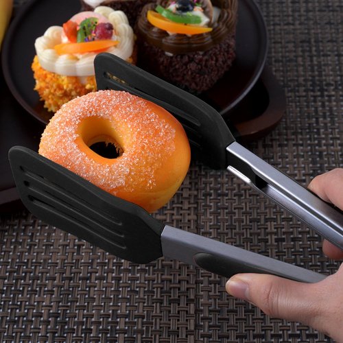 Heat Resistant Meat Turner Spatula Serving Tongs