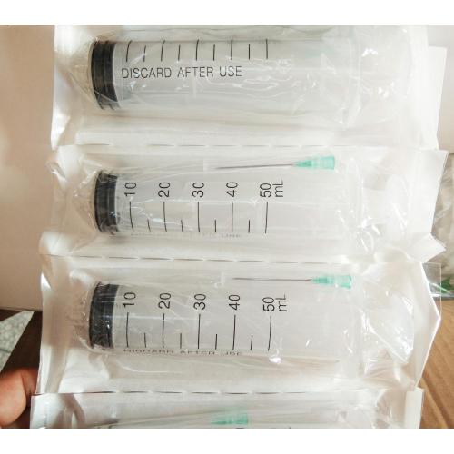 Luer Lock Syringe สามส่วน 1ml, 2ml, 3ml, 5ml, 10ml, 20ml, 30ml, 50ml, 60ml