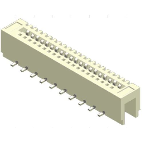 Conector FPC de contacto doble NON ZIF vertical SMT de 1,25 mm