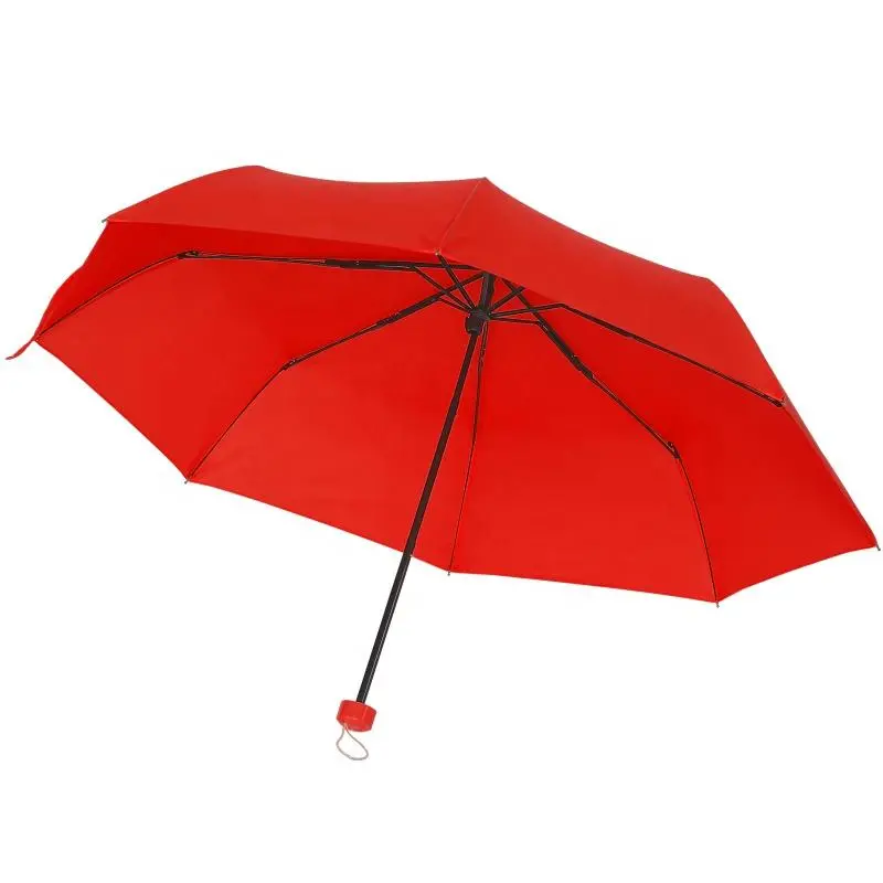 Wholesale Promotion Waterproof Portable Tiny Fold Umbrellas with Custom Logo