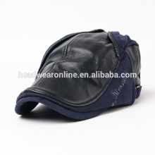 Promotional custom leather fabric Ivy cap fashion ivy cap
