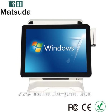 matsuda-pos 15inch capacitive touch screen fanless pos terminal for restaurant