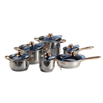 6 Piece Nonstick Cookware Pots and Pans Set