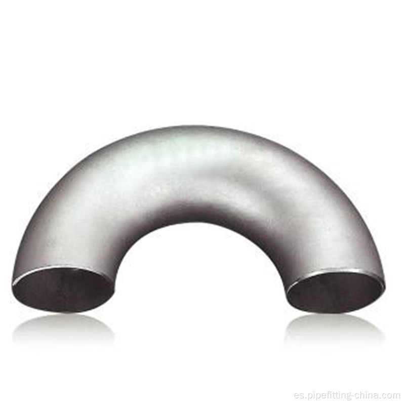 Acero inoxidable 180 Deg Welded Elbow SS304 / SS316