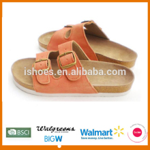 2017 low price fashion design women wholesale cork sandal