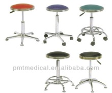 Medical ajustable stool with wheels