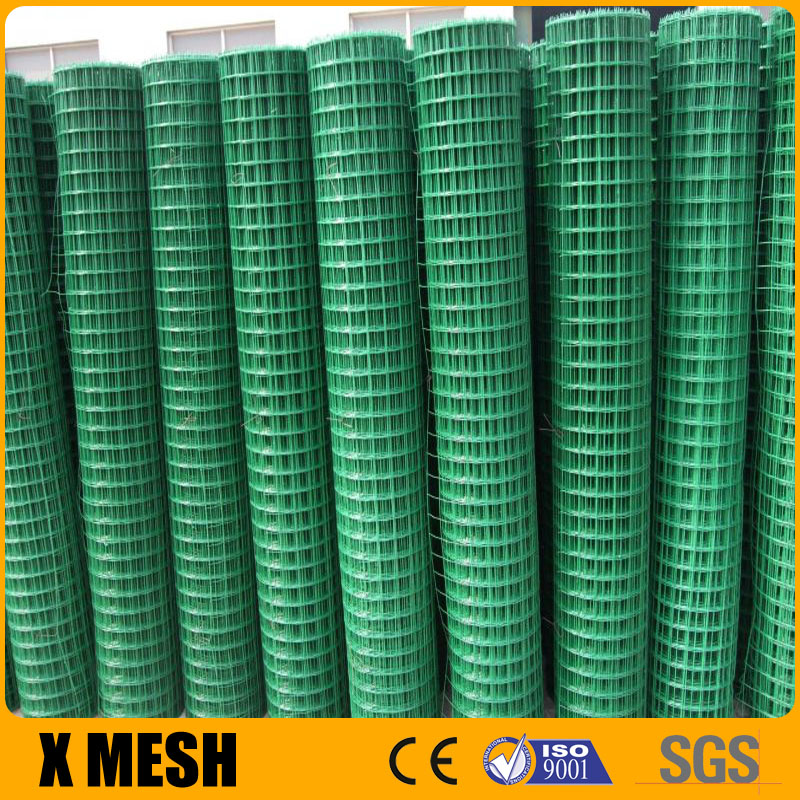 PVC coated 8 gauge welded wire mesh for Gabion basket