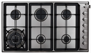 CAD Gas Hob 6 Burner In US
