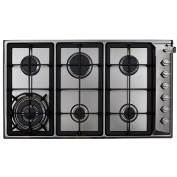 Cad Gas Hob 6 Burner em nós