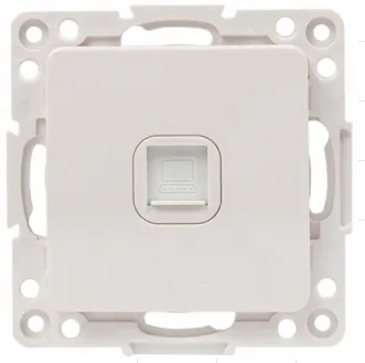Elendax Socket Rj-45 1 Sp White