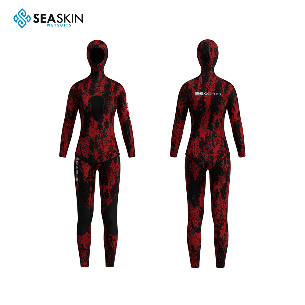 Seaskin Womens Neoprene Spearfishing Wetsuits dengan Long John