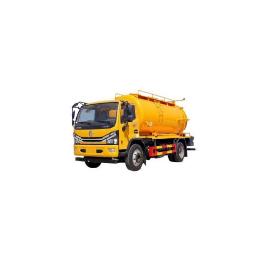 6wheeler vacuum sewage suction tank truck