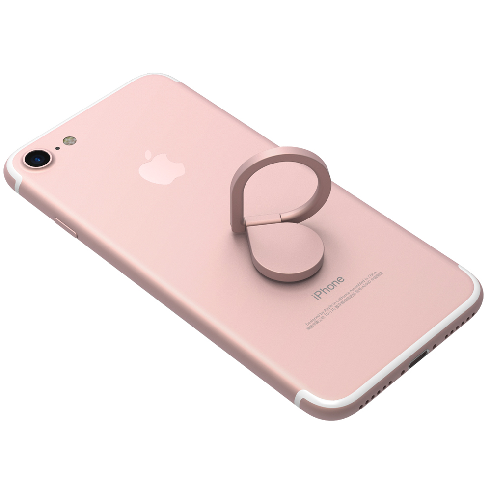 rose gold phone ring