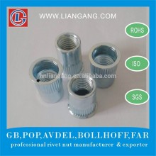 small head knurled rivet nut