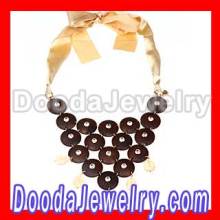 Fashion Wood Glass Ribbon Casablanca Bib Necklace Stella Dot?