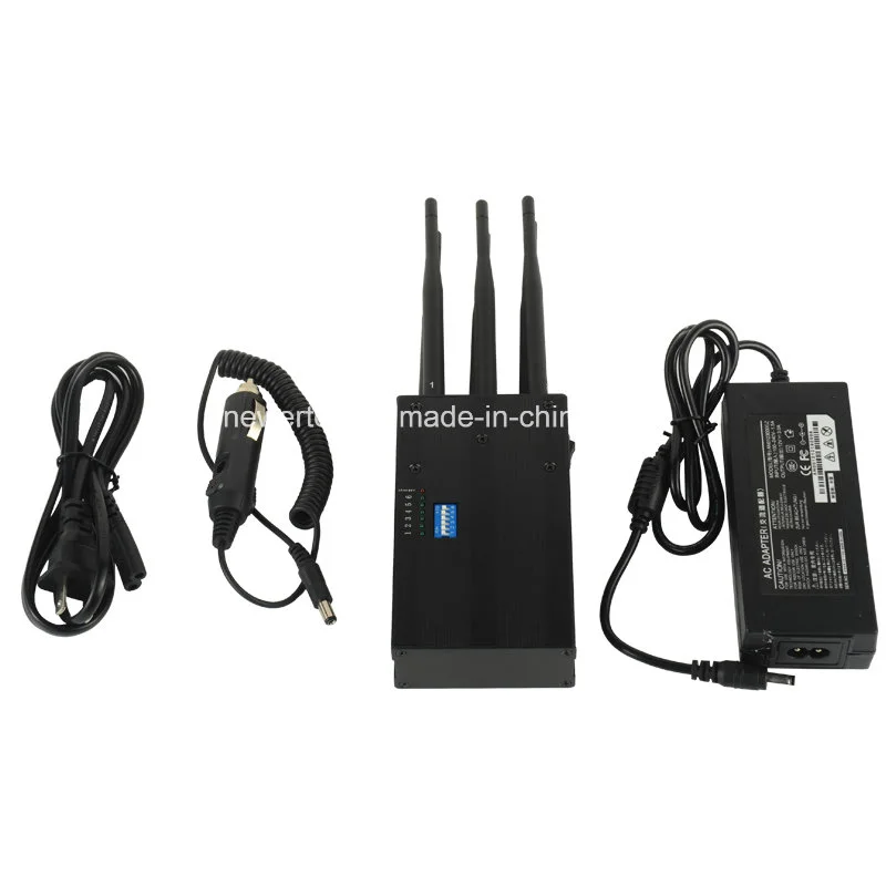 6 Antenna Portable WiFi 3G 4G Mobile Phone Signal Jammer