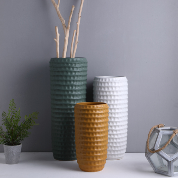 Top Selling Large Floor Standing Vases: Matt Ceramic Flower Vases for Wedding Decor and Home Styling