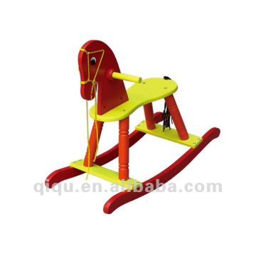Red Wooden Rocking Horse Toy