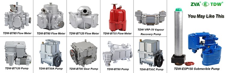 Tatsuno type fuel measuring heavy oil flow meter with solenoid valve