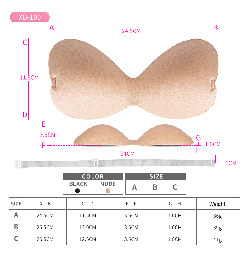 Adjustable And Detachable Mini Chest Support Bra