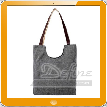 Simple Portable Bag Canvas Bigger Handbag