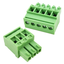 Type A Vertical Straight Angle Female Pluggable Terminal Block Pitch 3.5MM