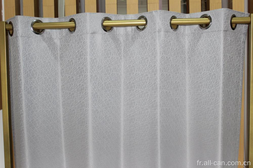 Tissu de rideau de revêtement Jacquard