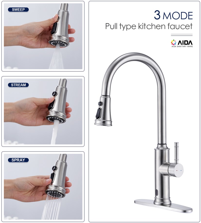 pull down kitchen faucet
