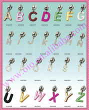 2015 China Alphabet Popular Invisible Designed Zipper Sliders Heads