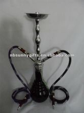 Zinc alloy shisha hookah beautiful acrylic narghile glass shisha India SGI-07986