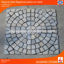 natural slate flagstone on mesh