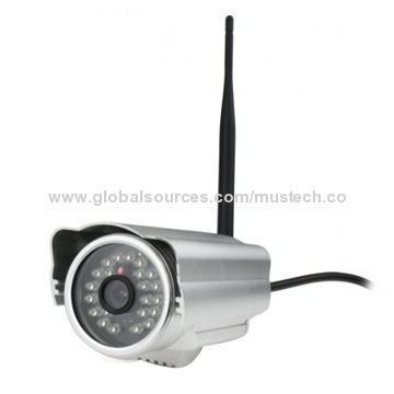 Outdoor wireless IP camera with remote control from smart phone, iPhone and iPad