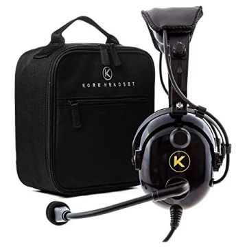 Flight Level Pilot Aviation Headset Bag - Mono, Passive Noise Reduction