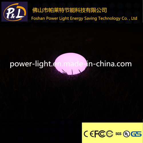 Hotselling recarregável RGB LED Oval luz brilhante