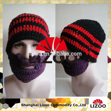 Beard Head Tailgate Series Knit Beanie w/ Beard Hat