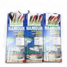 10pcs/Bag Sabiki Hook Rigs Fishing Tackle Sea Flasher Bait Rigs Luminous Beads