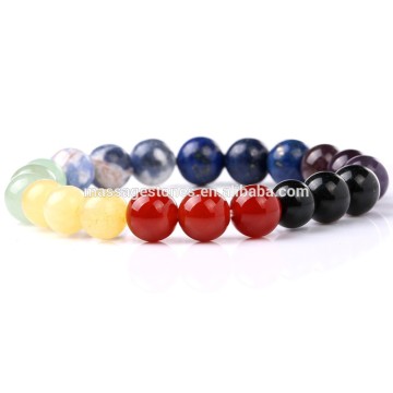 Wholesale loose gemstone beads chakra bracelet