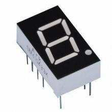 7 Segment LED Display with Common Anode/Cathode and 0.43" Single Digit, in Red/Yellow, Green/Yellow