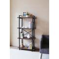 4 tiers bookcase and book shelves